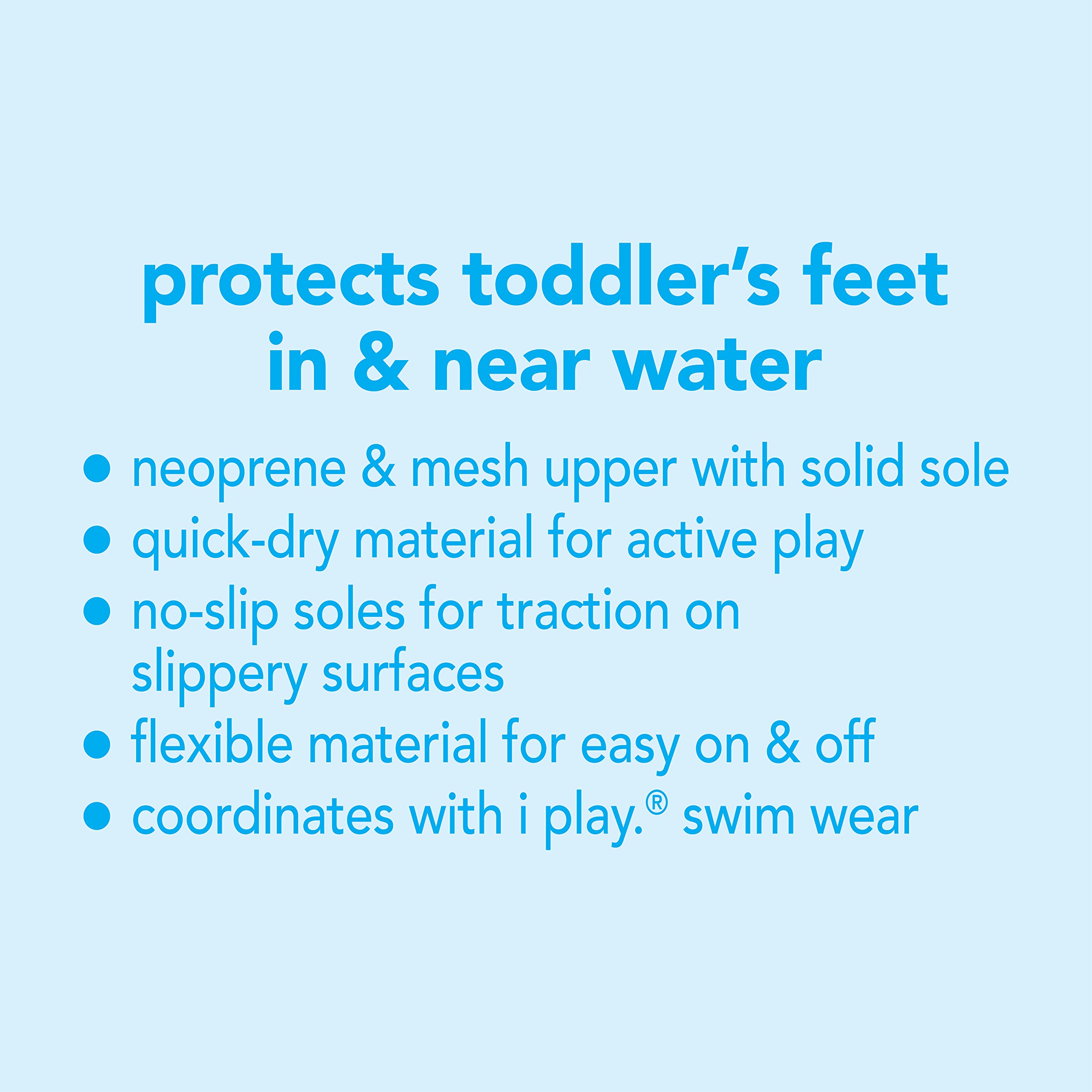 i play. Kids & Baby Water Shoes, Green, 4