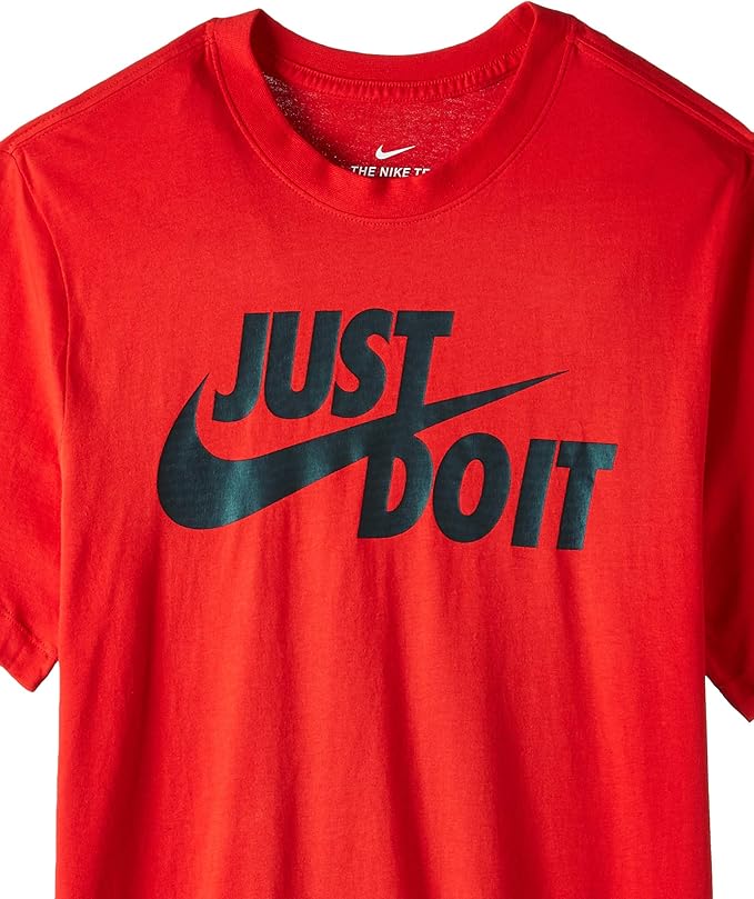 red nike just do it shirt
