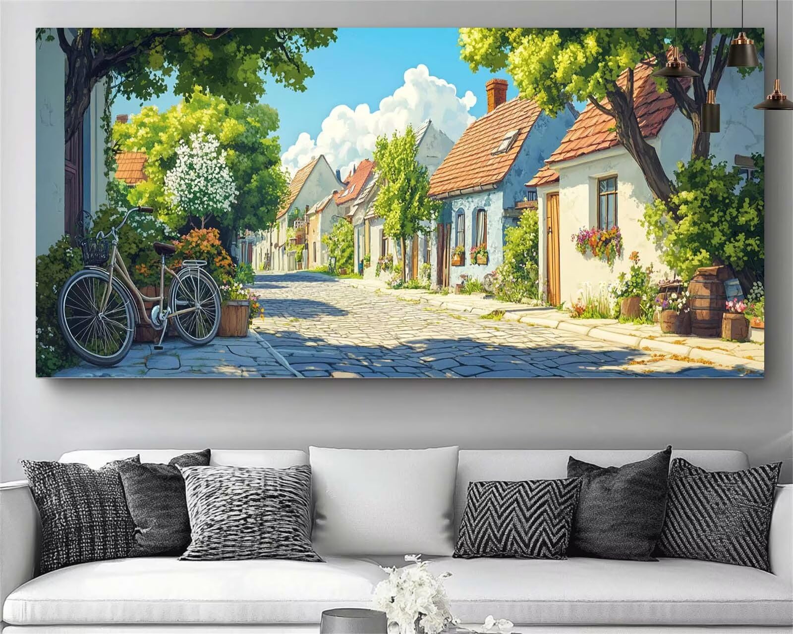 Kit complet broderie diamant Londres 50x100cm pour débutant - 8