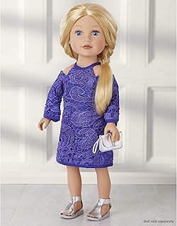 Journey Girls Fashion Set Blue Lace Dress