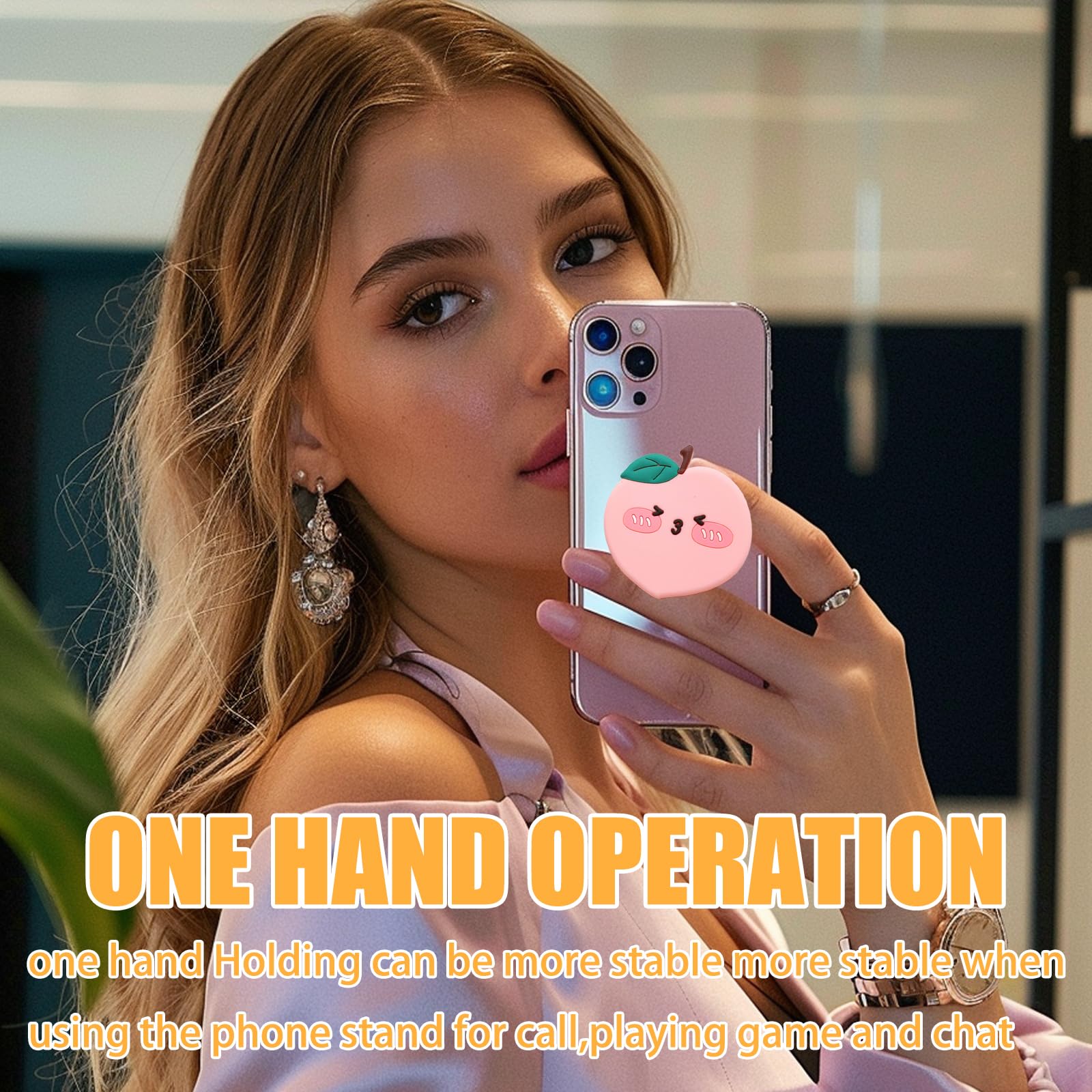 6 Supporti Da Dito Per Cellulare - Pieghevoli, Adesivi E Pratici Per Video E Chiamate - Foto 3