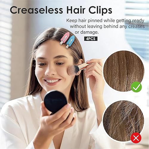 Miniatura 3 de Kit de accesorios para el cabello, 160 pinzas para el cabello para mujeres y niñas, bailar, ballet, animadoras, viajes, con caja de almacenamiento