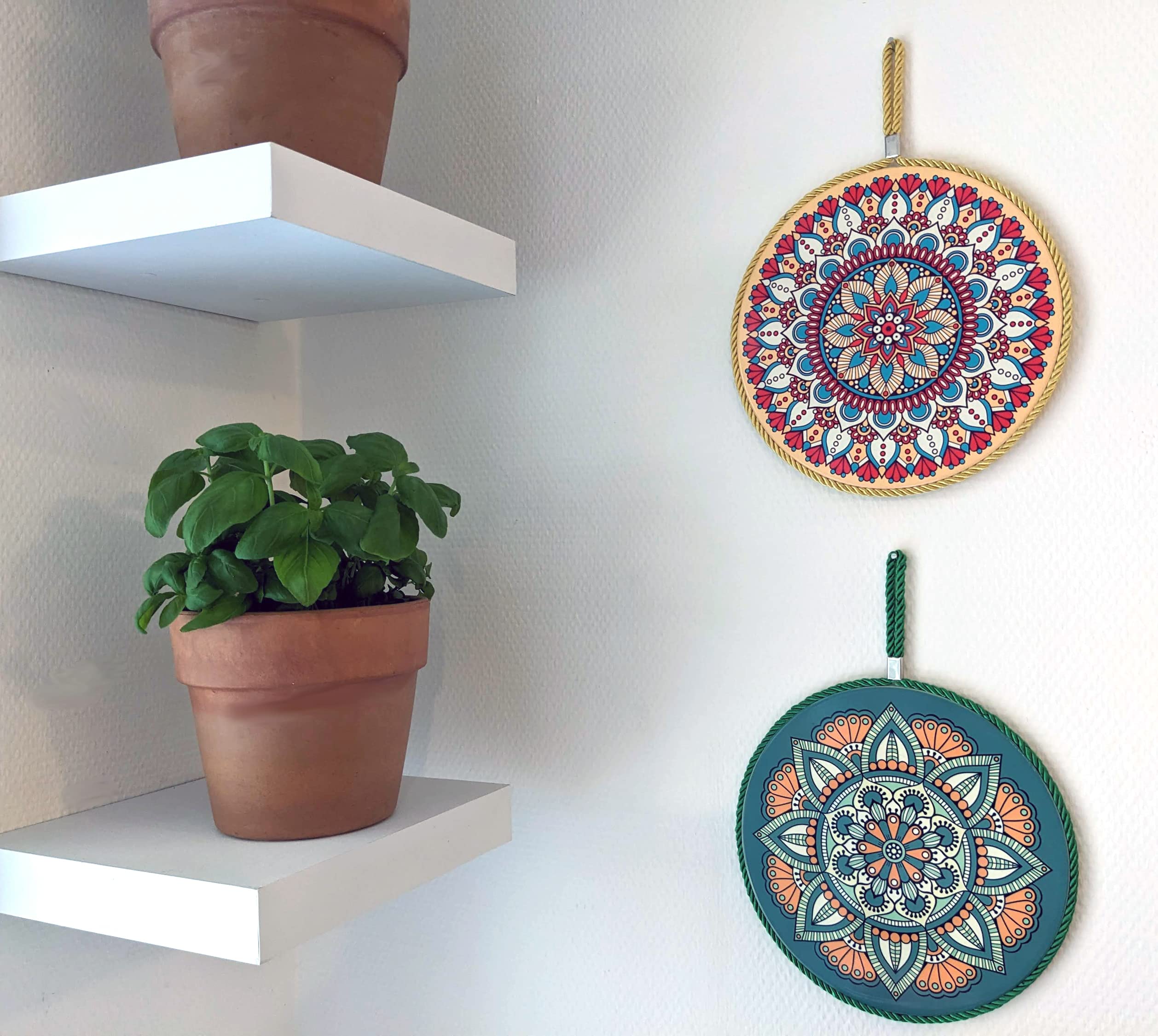 Sottopentola in ceramica siciliana art.19 dec. Limoni