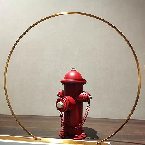 Miniatura 4 de PARSAHO Modelo de hidrante de incendios banco de dinero adornos para el hogar estatuillas de hierro para monedas de ahorro alcancía figuras vintage