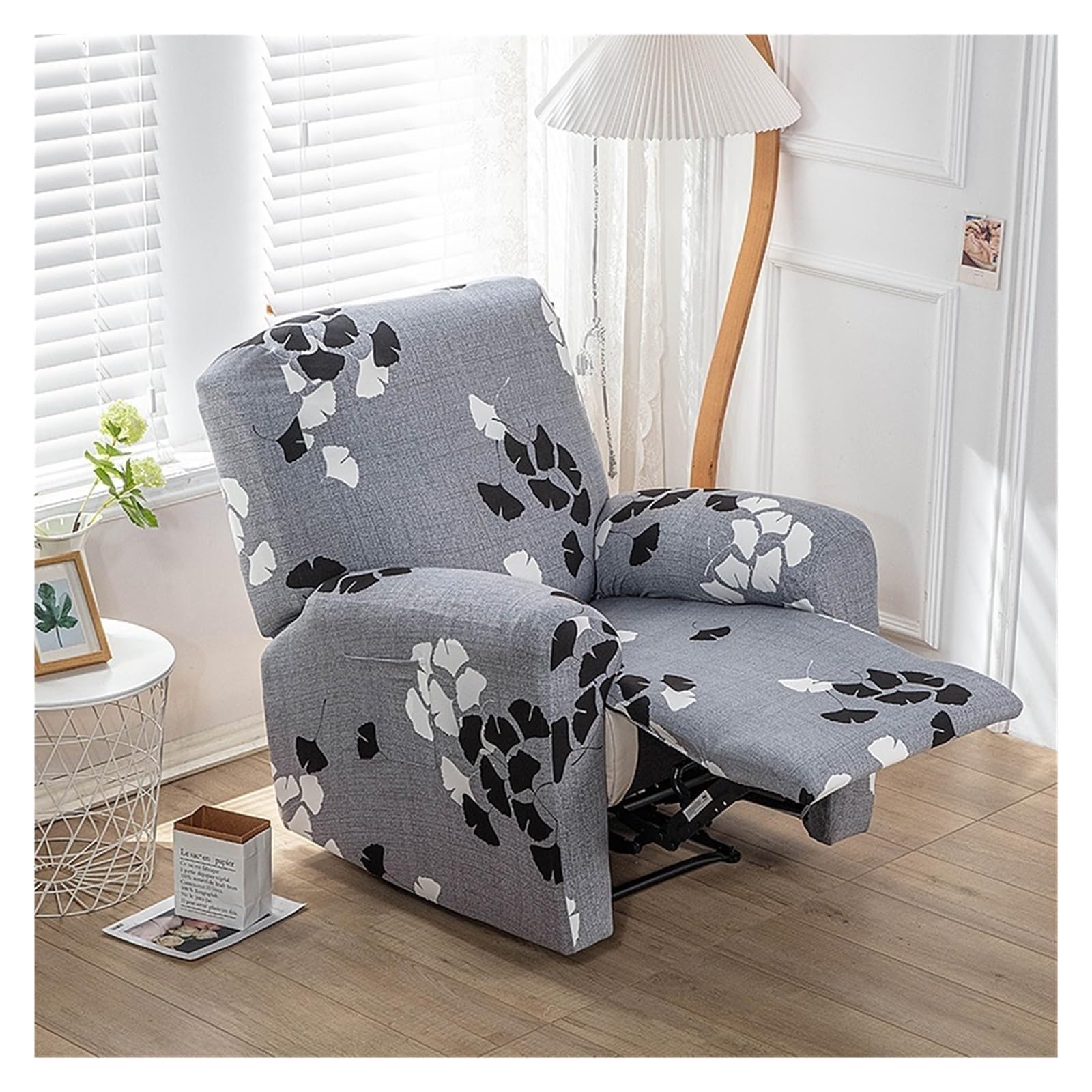 1/2/3 Seater Recliner Sofa Seat Covers Fabric Stretchy 4/6/8-Pieces Couch Slipcover Armchair Cover Non-Slip Furniture Protector - Image 2