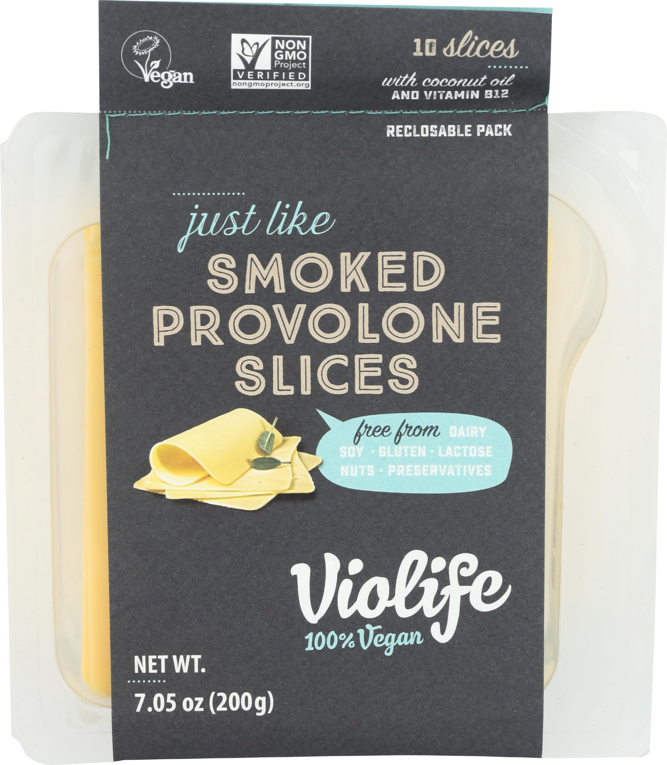 Smoked Provolone Style Slices, 7.05 OZ