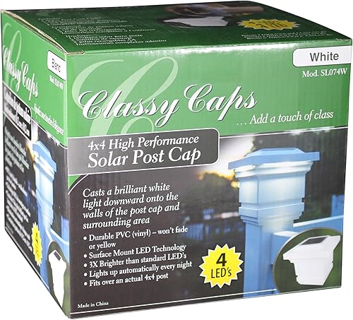 Miniatura 8 de Classy Caps SL133 - Lámpara solar de pared y cubierta con sensor de movimiento, color blanco