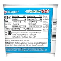 Vista 3 de Kellogg's Rice Krispies - Vasos de cereales para el desayuno, aperitivos para niños, desayuno familiar, original, taza de 1.3 onzas (1 taza)