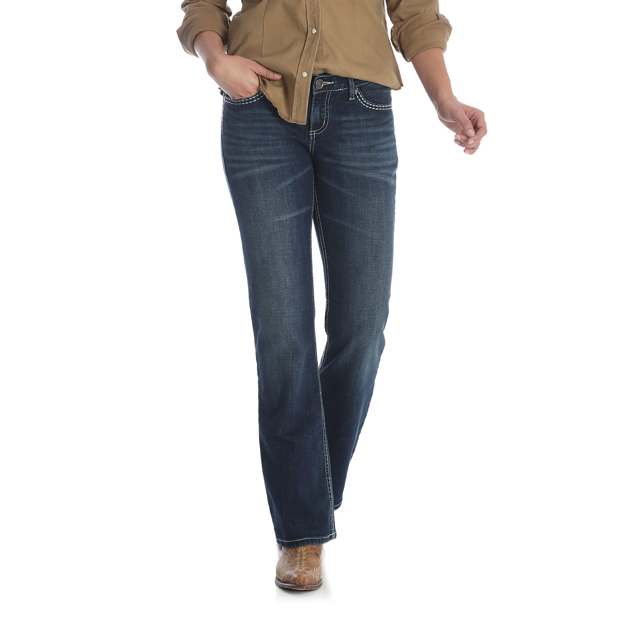 Wranglerwomens Shiloh Low Rise Boot Cut Ultimate Riding Jean