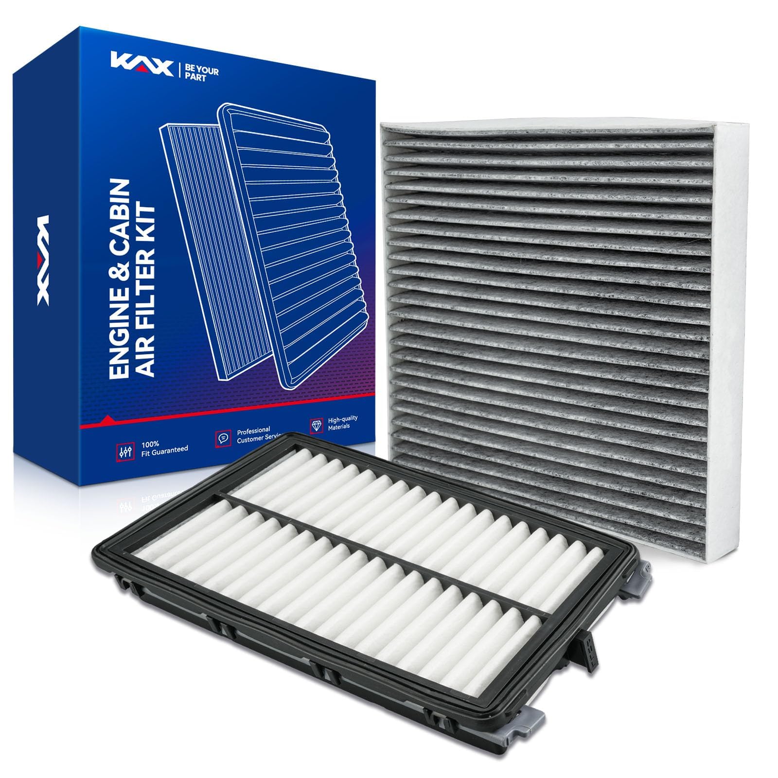 KAX Engine & Cabin Air Filter Kit - filters automotive | Mubboo