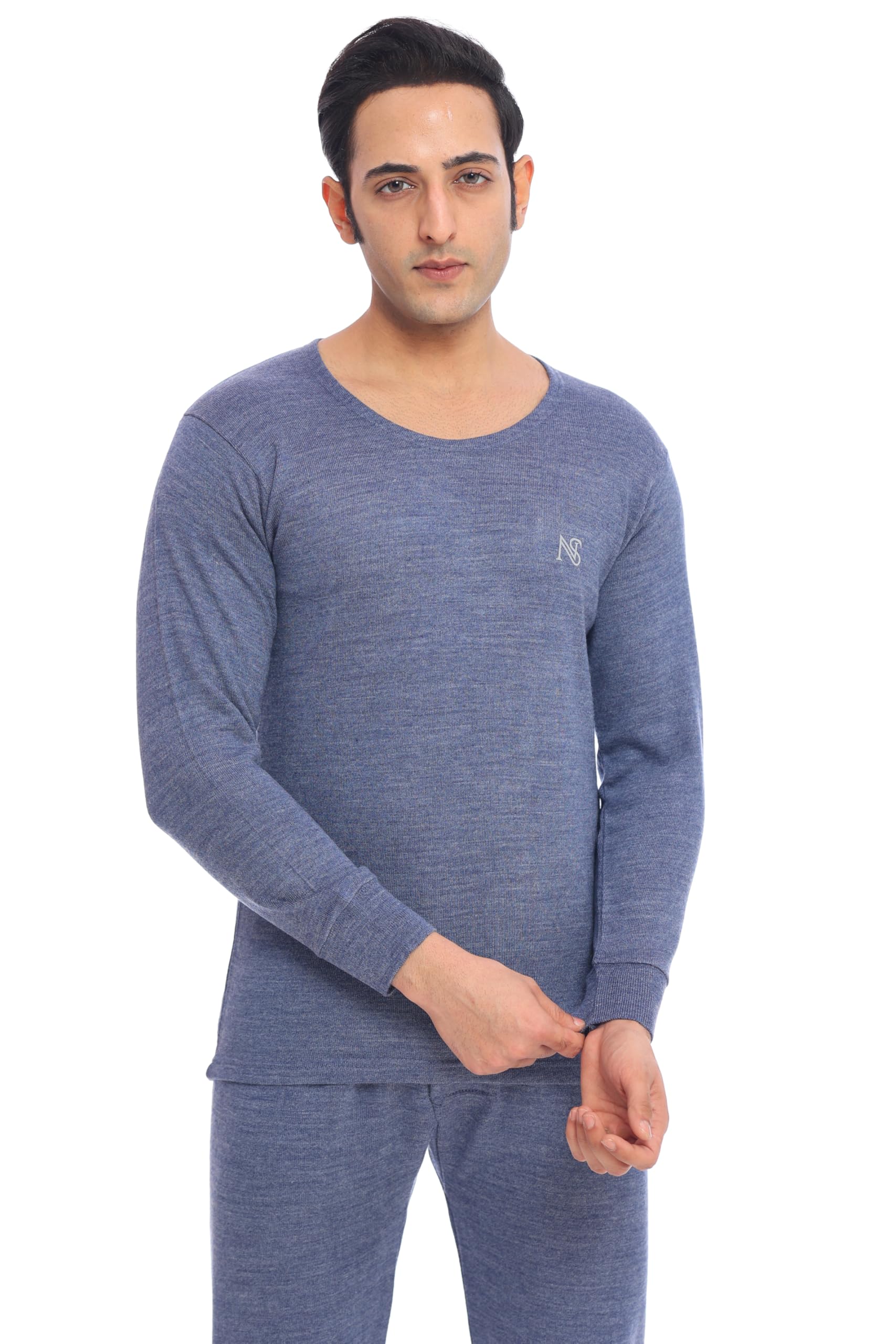 new step Men's Woolen Thermal Top Full Sleeves | Premium Thermal Innerwear for Winter | Extreme Warmth, Soft, Comfortable Base Layer-picture-27