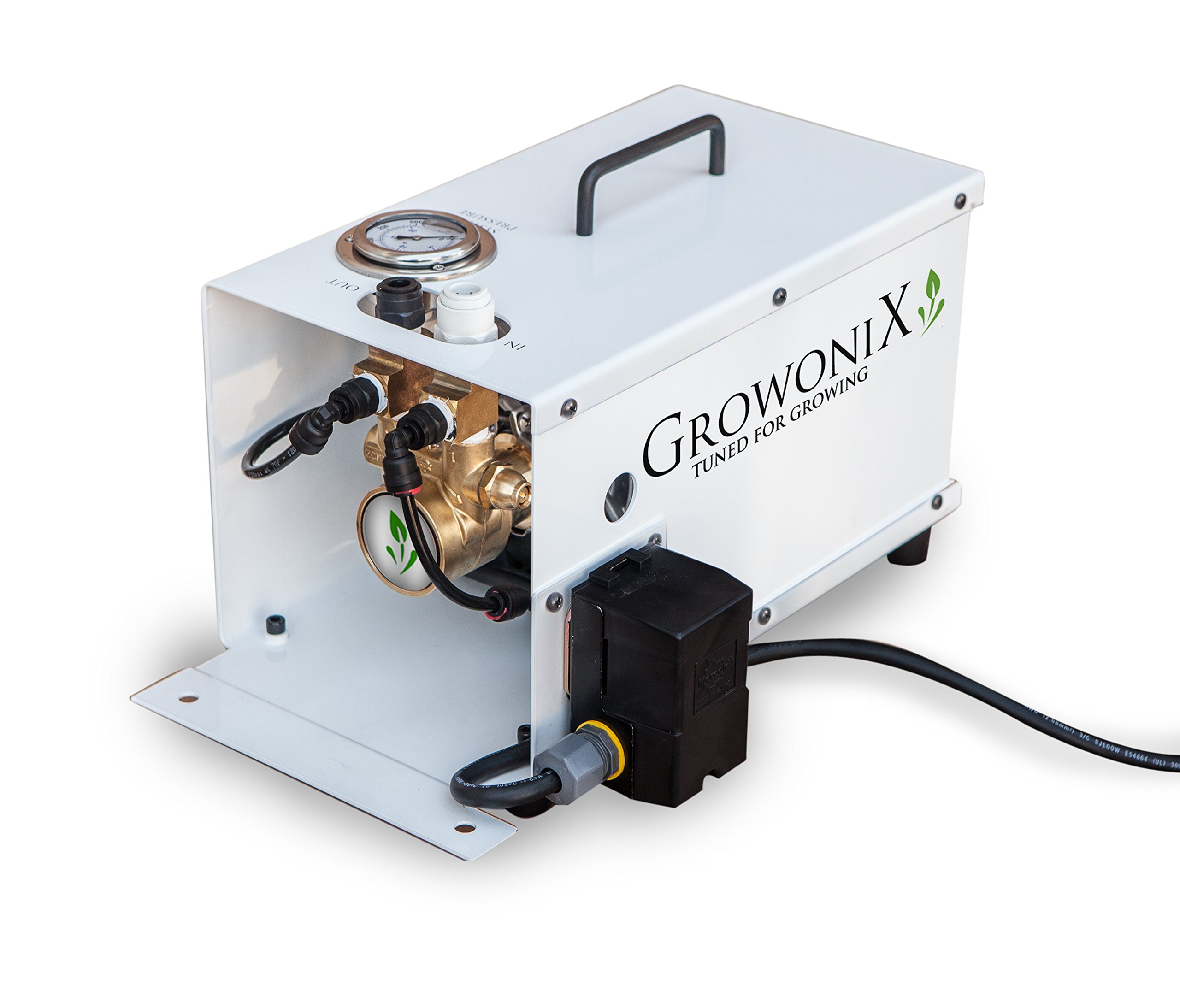 GROWONIX BP-6010-CH Chassis Booster Pump, 2000GPD Gallons Per Day, RO Pump for the EX600, EX1000, GX