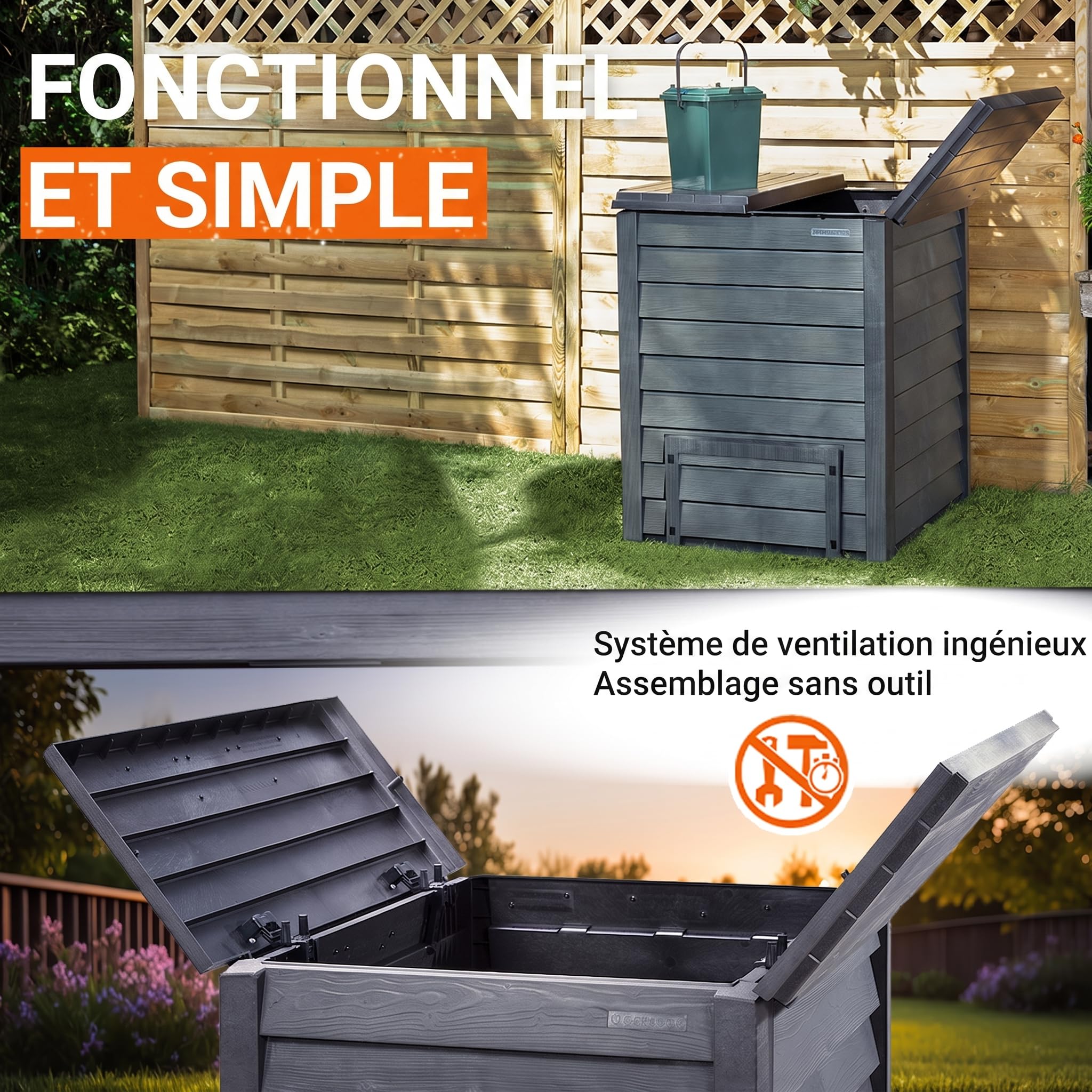 Garantia Kit Thermo Wood Imitation Bois 400 L - 626058