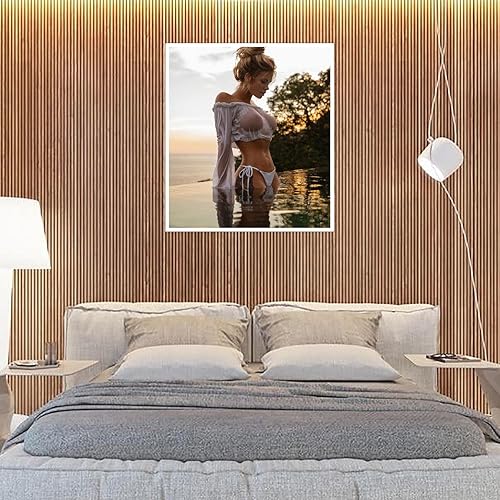 Miniatura 3 de Nata Lee - Póster estético de bikini sexy con pechos grandes y trasero grande para gimnasio baño póster estético arte de pared para decoración del