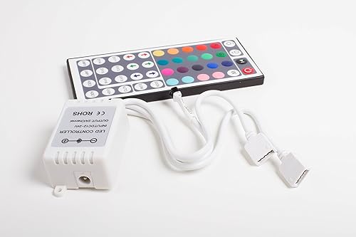 Miniatura 3 de Controlador remoto IR 44 teclas RGB 2 puerto controlador de salida para 5050 3528 LED módulo de tira de luz