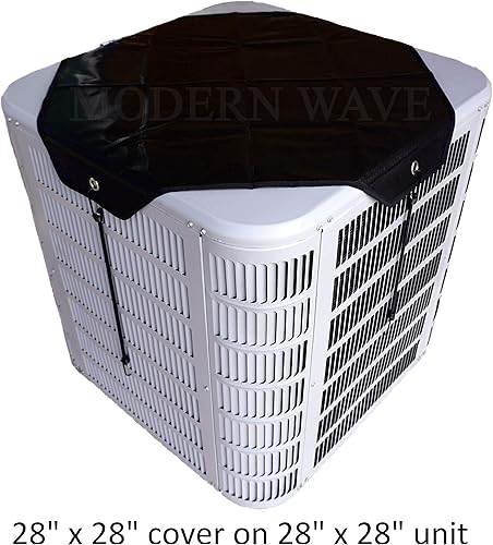 Miniatura 10 de MODERN WAVE - 2 (dos) cubiertas centrales de aire acondicionado para unidades exteriores de 32 x 32 pulgadas - 1 (una) cubierta superior universal