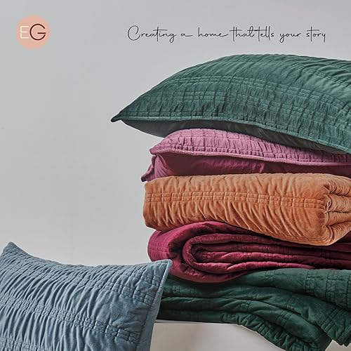 Miniatura 7 de EVERGRACE Juego de edredón de terciopelo tamaño Queen, juego de ropa de cama de terciopelo de lujo, ultra suave, juego de edredón de terciopelo