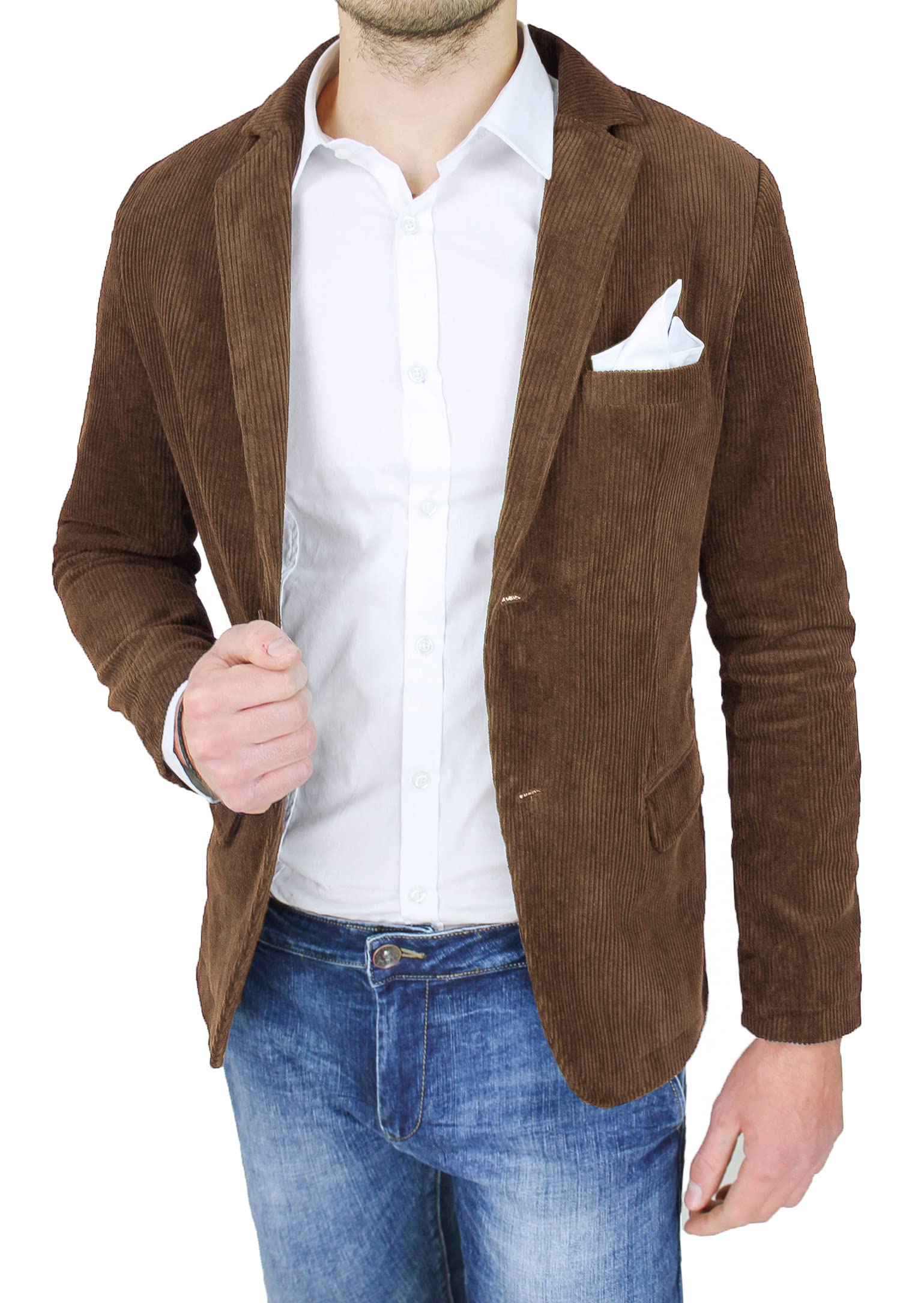 Giacca Uomo Sartoriale Blazer Invernale Slim Fit Elegante