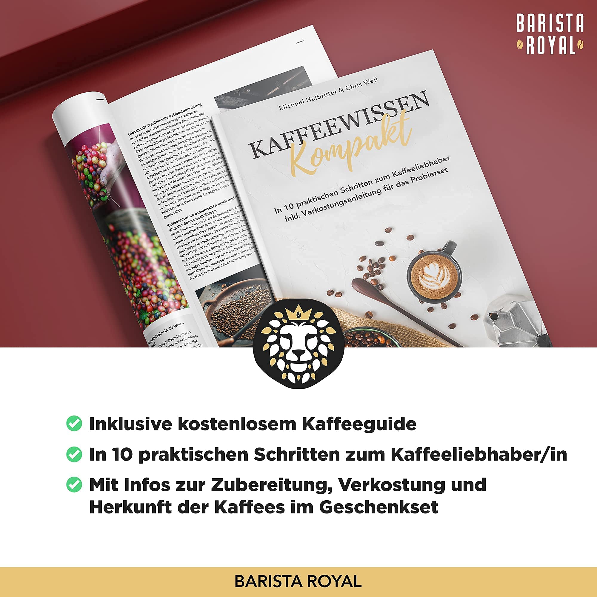 Kaffee Geschenk Probierset 4x250g Kaffeebohnen für Vollautomat und Filter