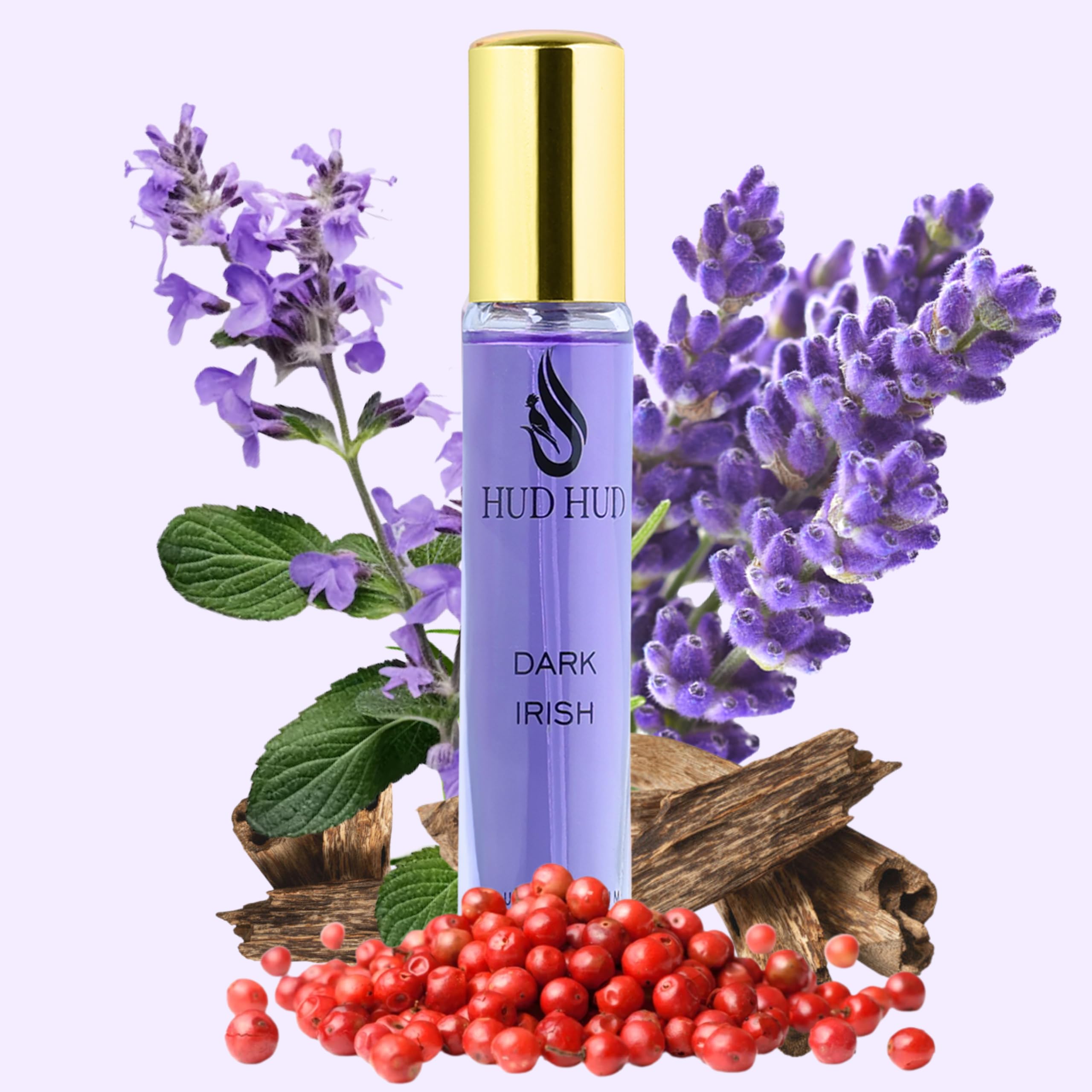 HUDHUD Perfume Dark Irish 20ml Eau de Parfum | Luxurious Scent for Men & Women | Lavender & Powdery Iris-image-26