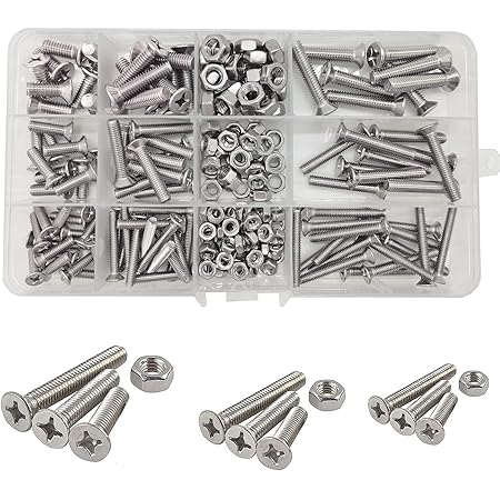 100 Viti Esagonali Viti Tappo Testa Piatta 4-40 X 1/4, Acciaio Grado 8, Finitura Nera - 100 Pezzi - Per Fissaggi Resistenti Fritz 4060 - Foto 11