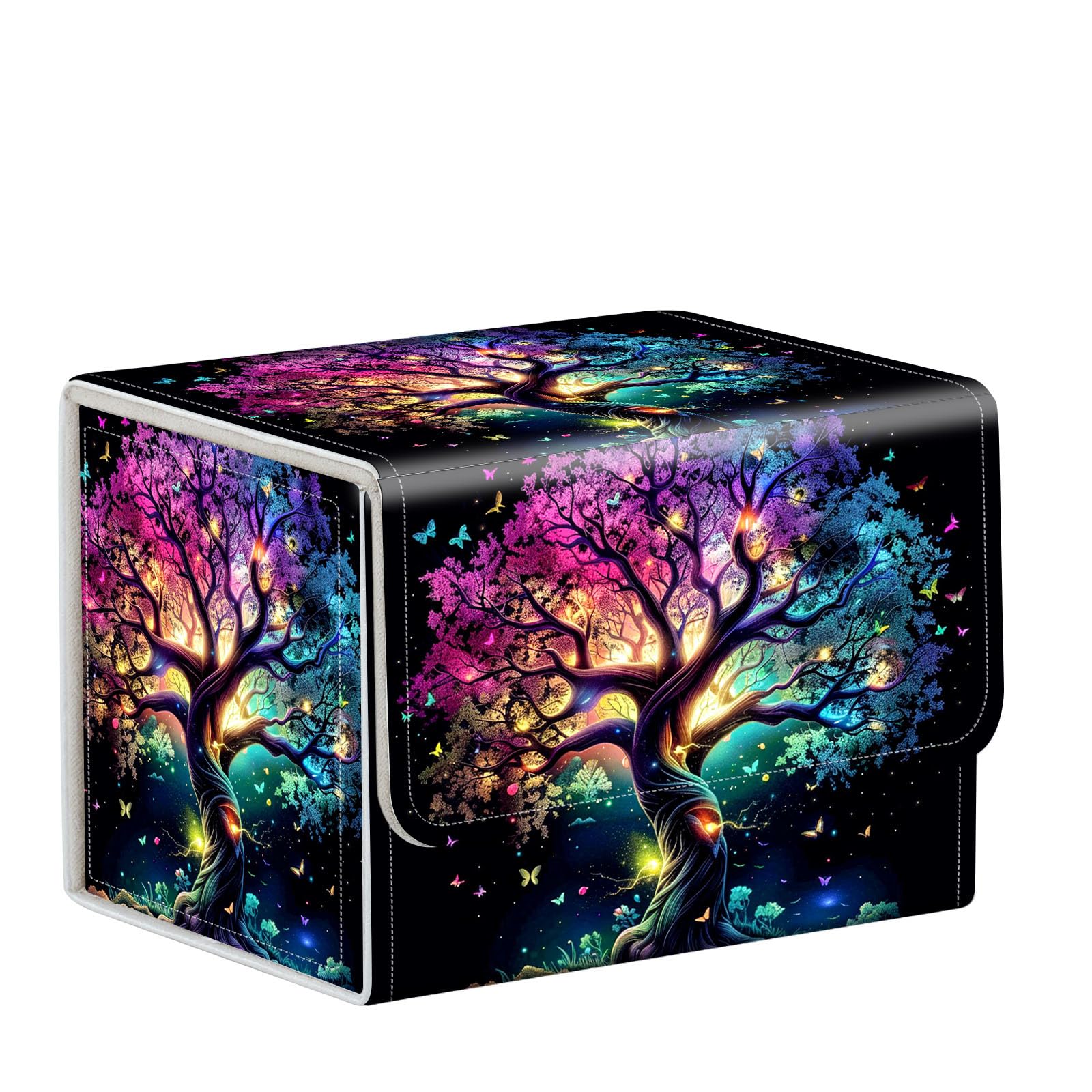 ETLKJVBL for Card Storage - High Capacity Anime Card Sleeves, Commander Decks, Luminescent Tree