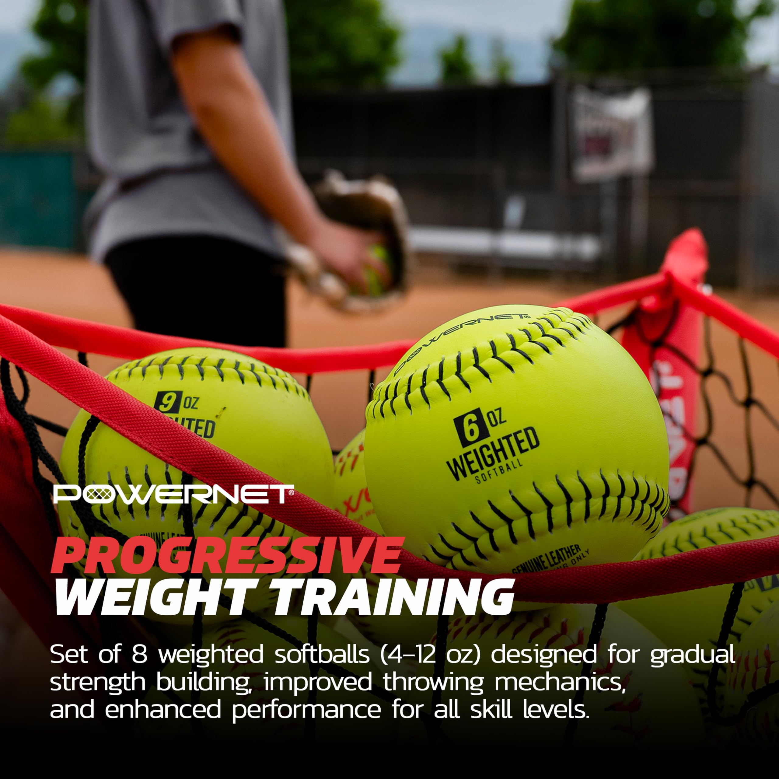 Snapklik.com : Weighted Softballs, Official 12 Inch Size, Progressive ...