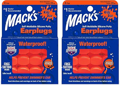 Miniatura 9 de Tapones para los oídos Macks Pillow Soft naranja caliente tamaño para niños ME-10 paquete de de 1 Anaranjado 1 1