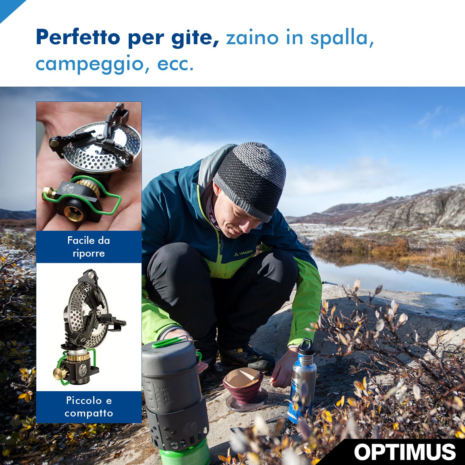 OPTIMUS Fornello a Gas Crux Fornelli da Campeggio