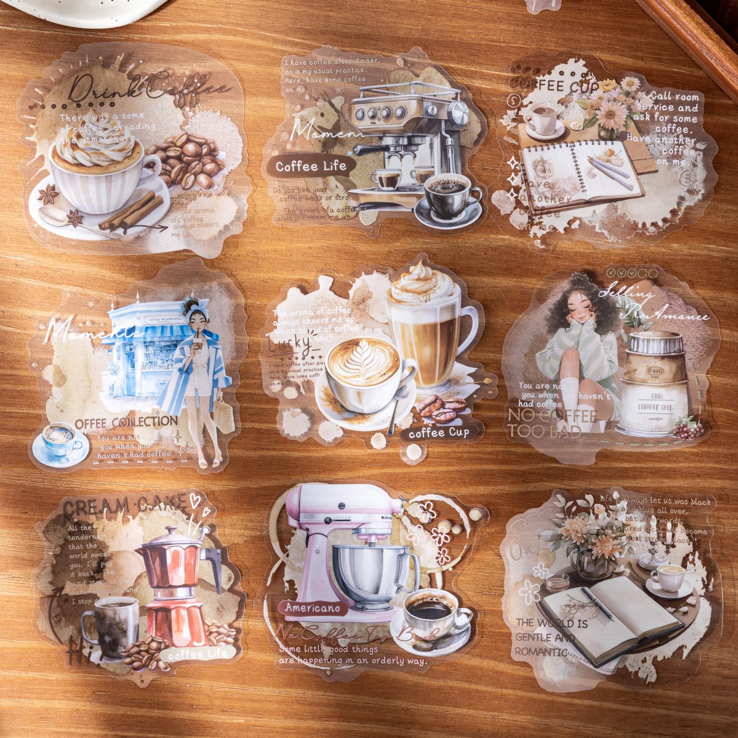 Collage Effemeri 60 Pezzi - Stickers Decorativi Per Scrapbooking, Diari E Artigianato Fai Da Te