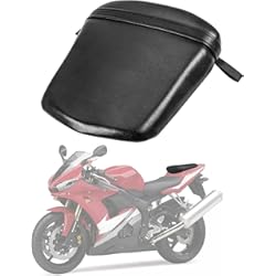Cubre Asiento De Gel Para Moto PSLER Moto Cojín de Asiento de Pasajero Trasero para Yamaha YZF R6 2003-2005 y para R6S 2006-2010 (Negro)