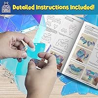 Vista 6 de Prismic Make Your Own - Luz de mesa de corazón 3D para niñas, regalos de San Valentín para decoración de habitación de niños, regalo para niñas