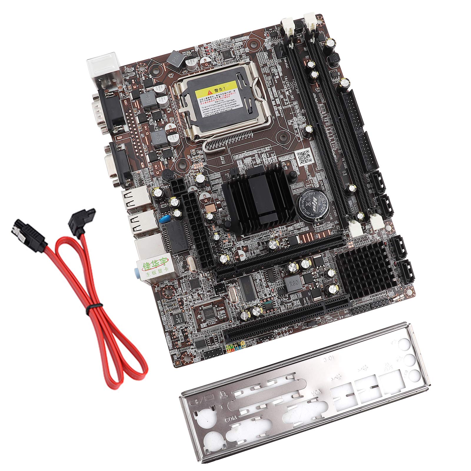 Hilitand G31 Desktop Computer Mainboard,USB 2.0 DDR2 800MHz Motherboard Dual Core Computer Motherboa