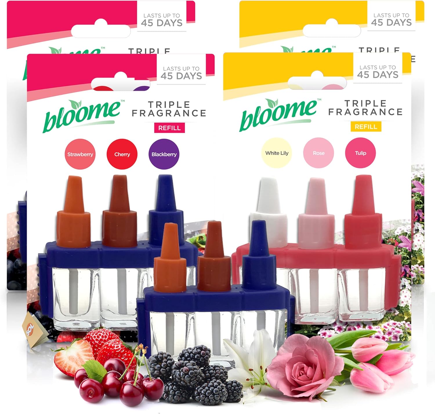 15pk 7ml Triple Plug In Air Freshener Refill Compatible with 3Volution