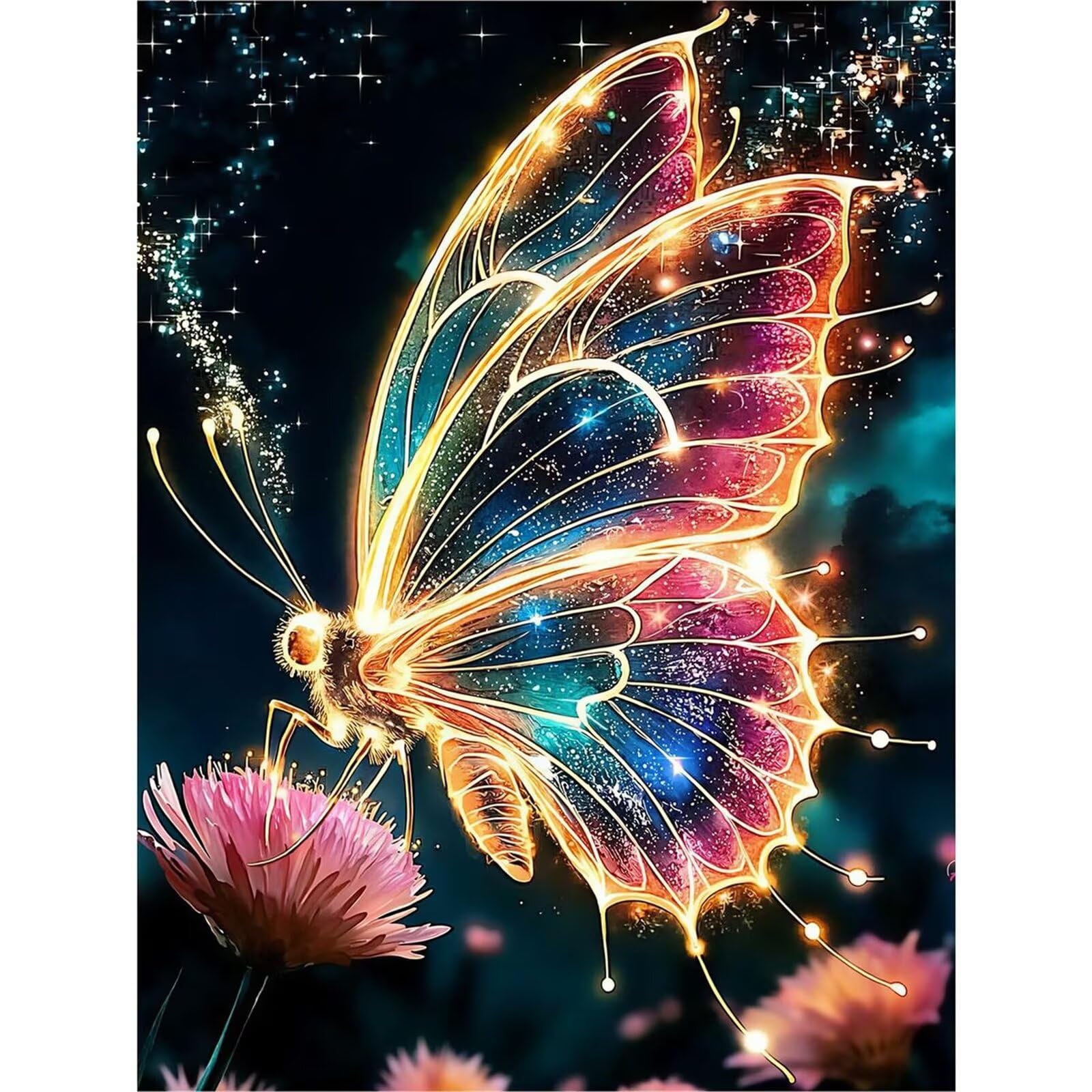 Jigsaw Puzzles for Adults 1500 pieces,87x57 cm puzzle for adults Educational Game Challenge 1500 Pieces puzzles for Adult Home Decoration Puzzle Farfalla fluorescente