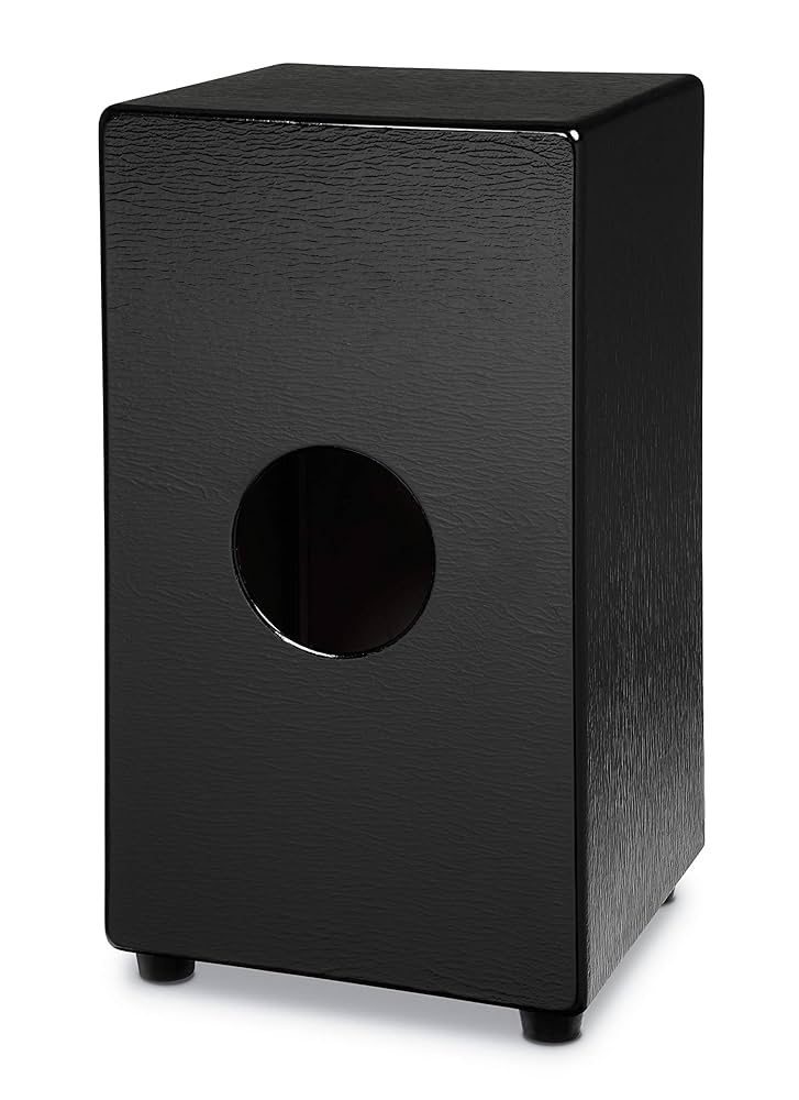 LP （ラテンパーカッション） LP1428NYII カホン　ケース付き Latin Percussion Box Cajon, Black/Natural, 19