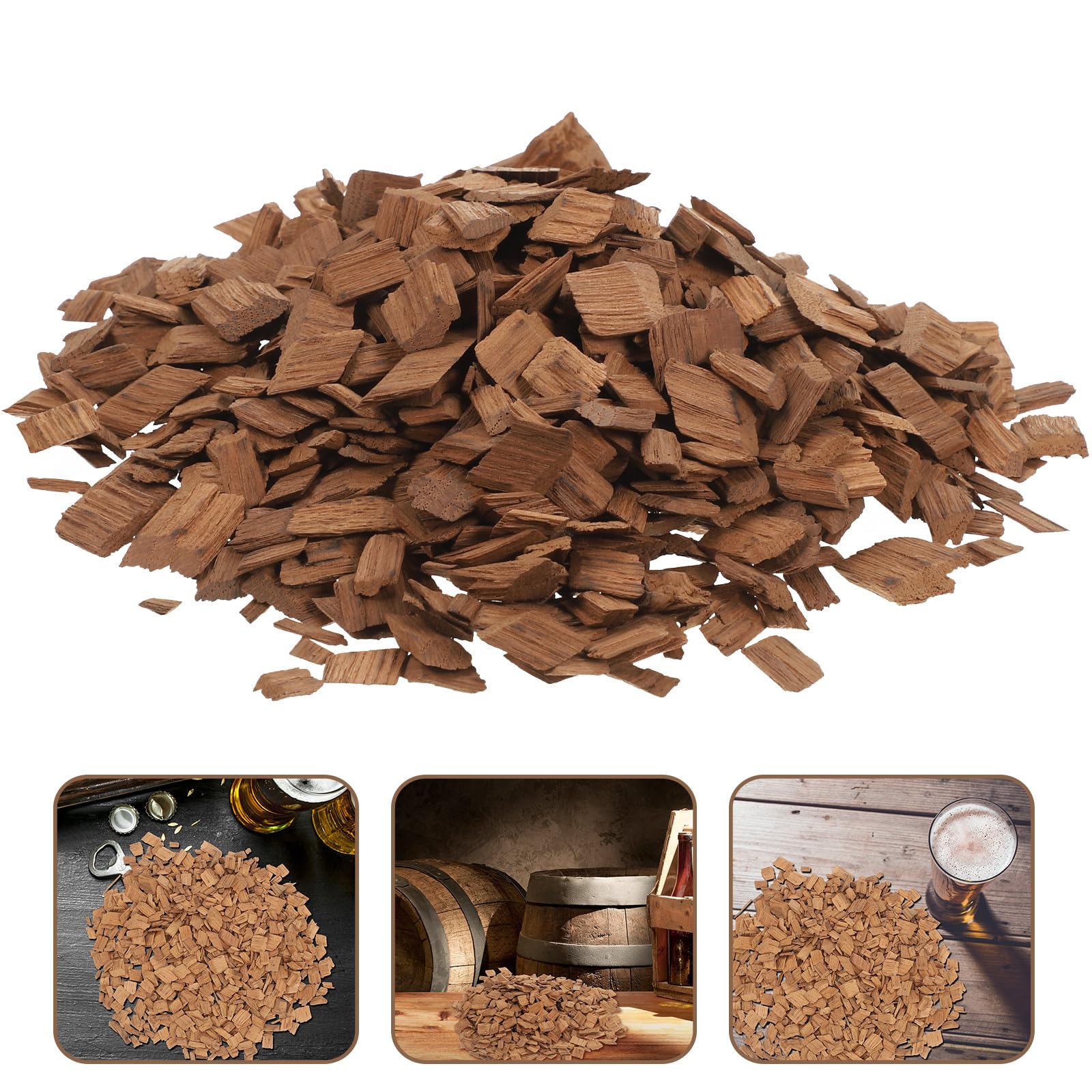 PRETYZOOM - 100g Trucioli di Quercia Francese per Vino Rosso e Whisky, Trucioli di Rovere per Fermentazione, Tostatura Media