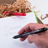 Pentel EnerGel-X Retractable Liquid Gel Pen, 0.5mm, Fine Line, Needle Tip, Black Ink, 4 Pack (BLN105BP4A) – view 7
