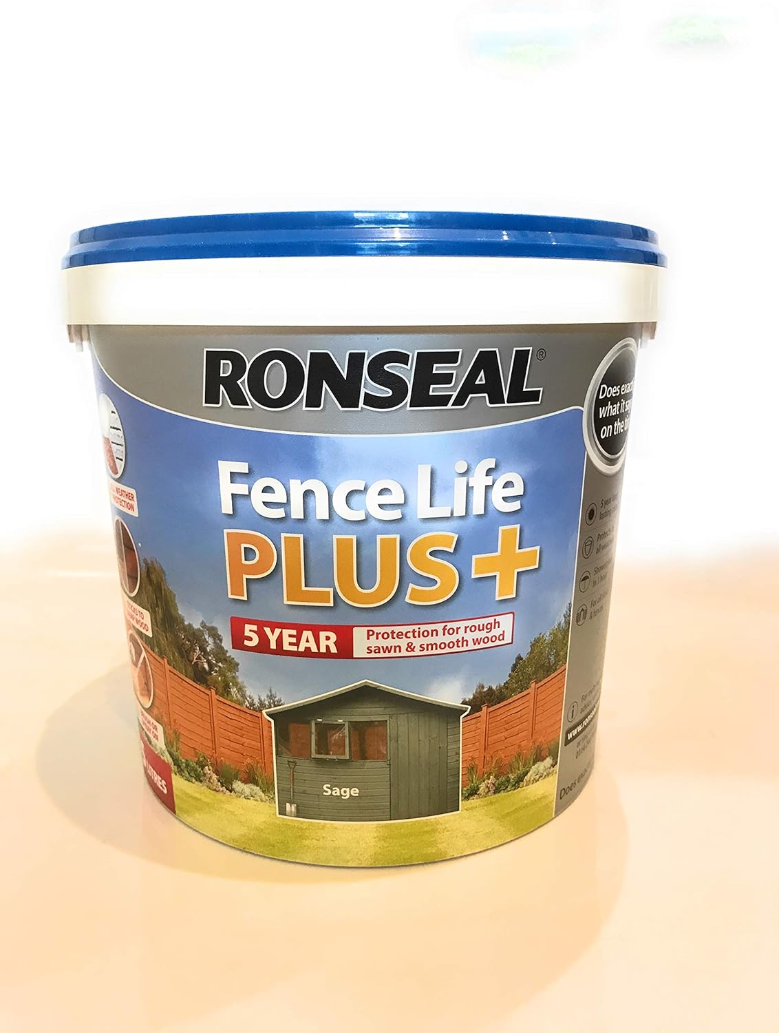 Clear Ronseal FENCELIFE Plus SAGE 5L Amazon.co.uk DIY & Tools
