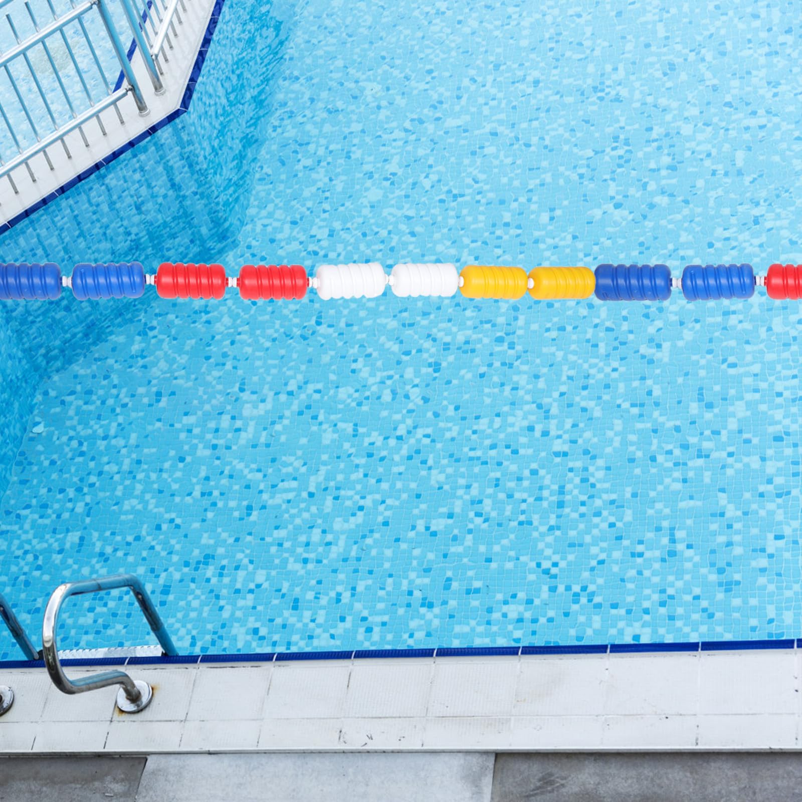 Artibetter Ligne de Bouée Piscine en Toute Sécurité avec Flotteur en Plastique Facile à Utiliser pour Séparer Zones de Baignade