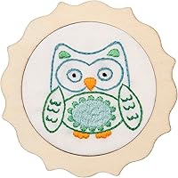 Vista 7 de Bucilla Kit de bordado estampado My 1st Stitch, 4 pulgadas, Camper