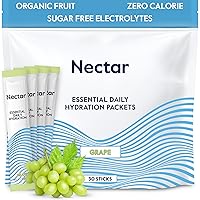 Vista 56 de Nectar - Paquete de electrolitos en polvo, sin azúcar y 0 calorías, de frutas orgánicas, hidratación diaria IV para alivio de la deshidratación