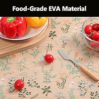 Vista 5 de INNOLITES Revestimientos de estantes para armarios de cocina, revestimiento de cajones impermeable y a prueba de aceite, EVA no adhesivo