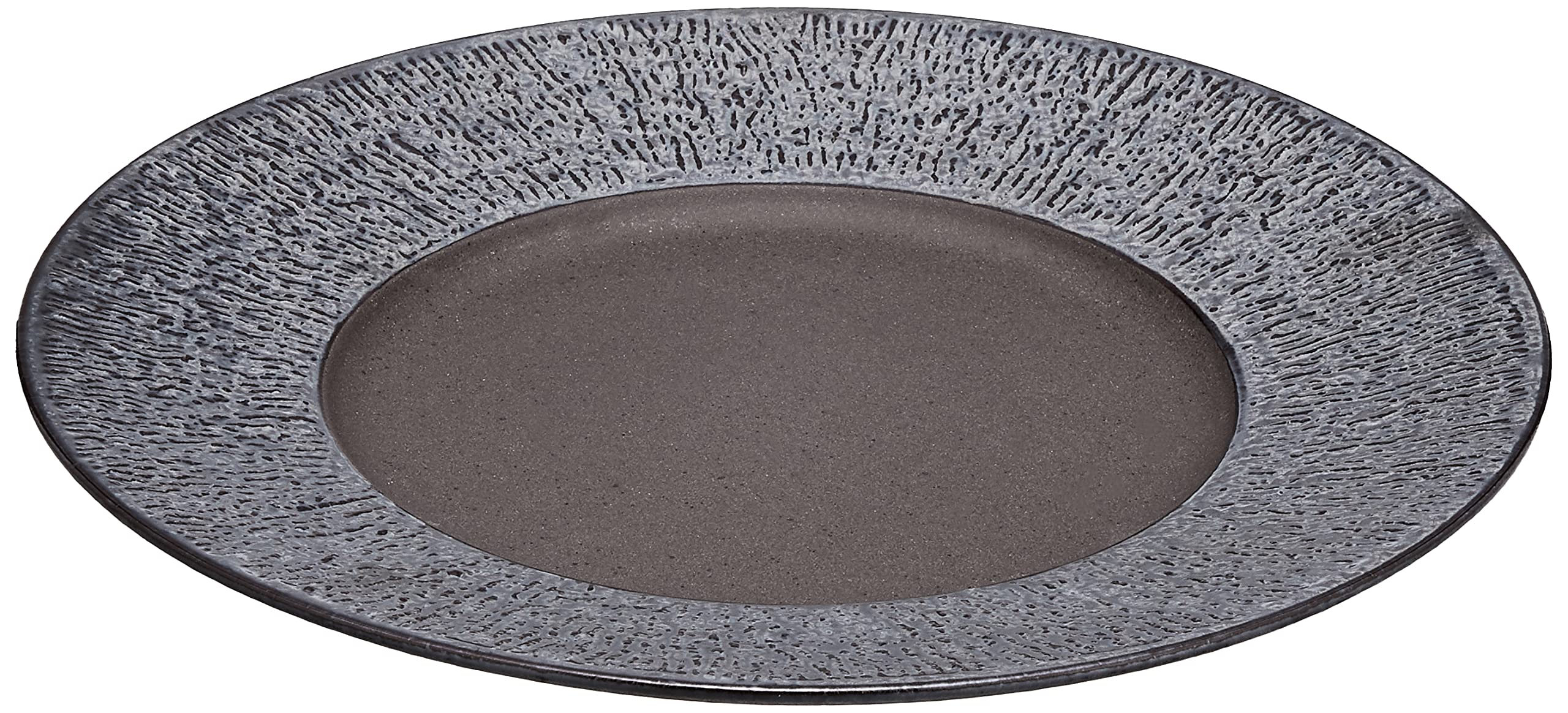 Amazon.co.jp: TOKI1919 Luster Black 250パスタ皿 ステーキ皿 リム 