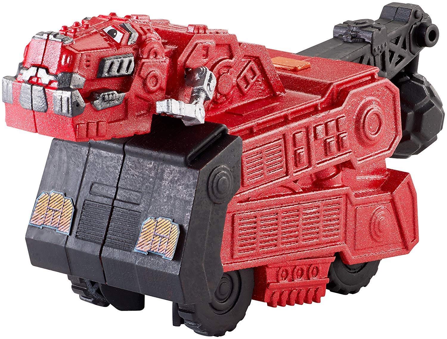 DinoTrux Power Trux Ty Rux Press And Go Motorised Vehicle Truck Action Toy Red Dinosaur 14cm