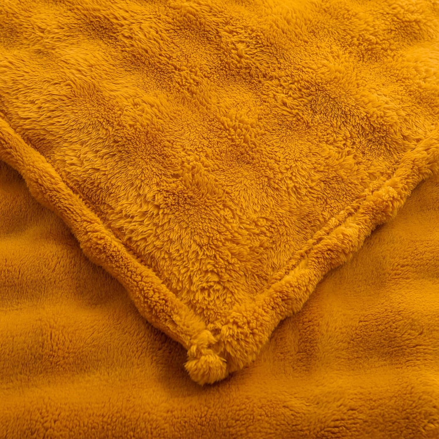 YUSOKI Luxury 3D Bubble Light Weighted Throw Blanket 1.8lb,All Ages,Home Decoration, (Gold,50 * 60inches) - Image 7