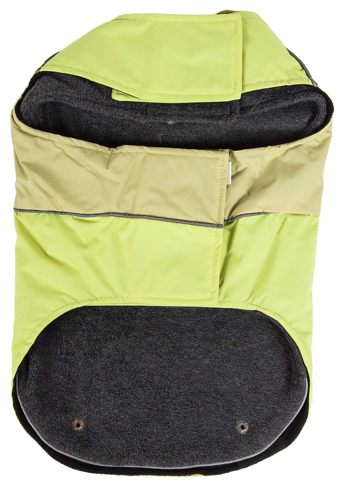 Touchdog Lightening-Shield Impermeabile 2-in-1 Convertible Dog Jacket W/Blackshark Technology