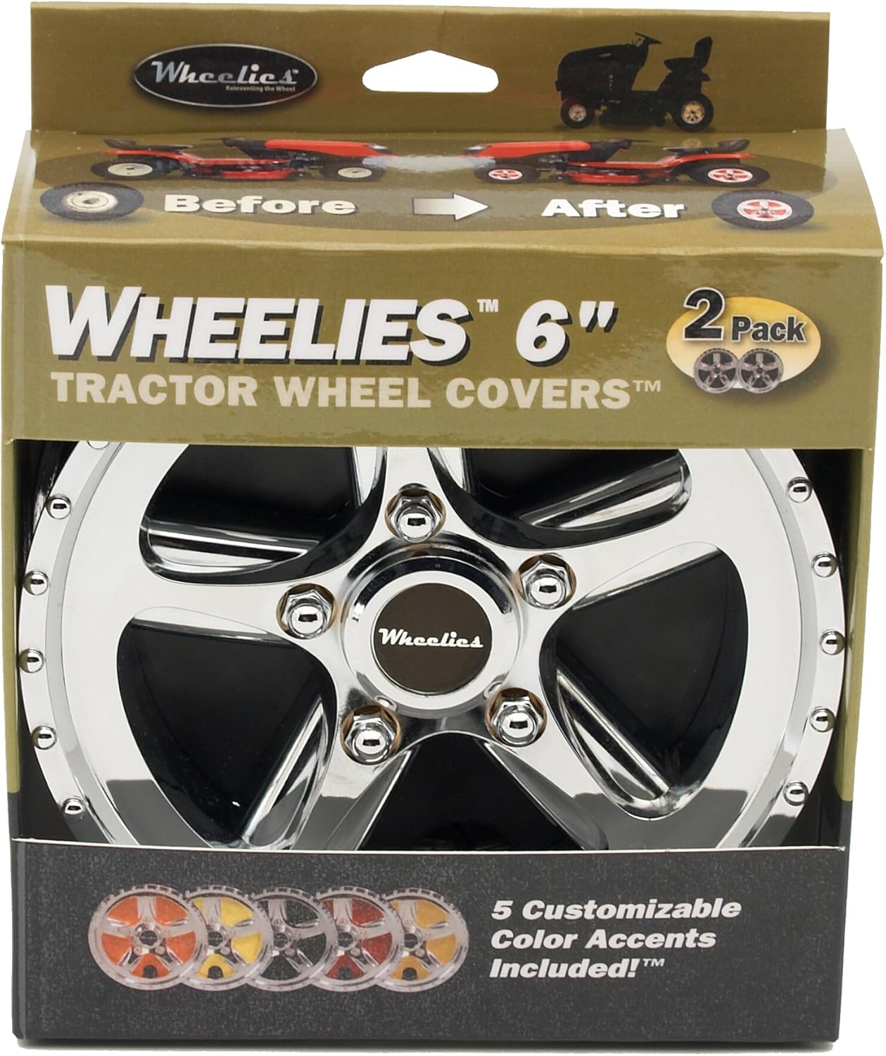 Good Vibrations 186 2 Count Tractor Wheel Covers, 6Inch Amazon.ca