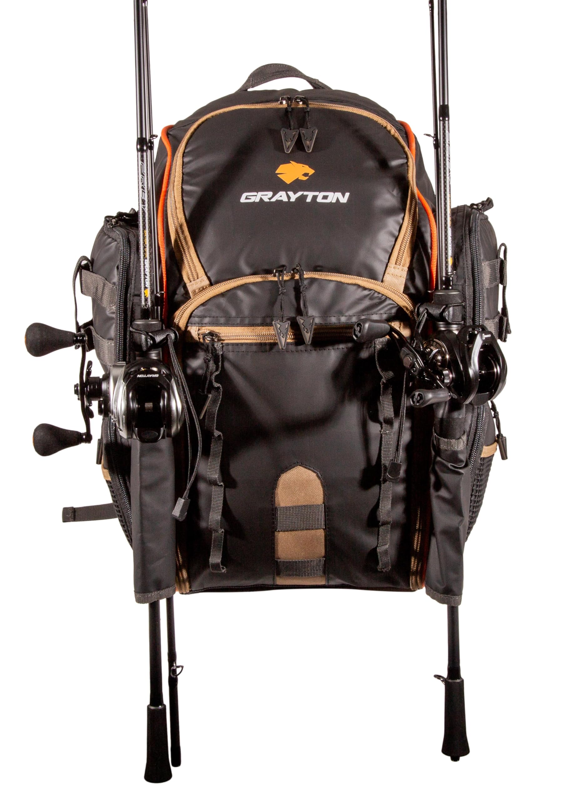 Grayton Zaino Tough Gear Multi (Incl. 5 Scatole Per Materiali) - Zaino Da Pesca