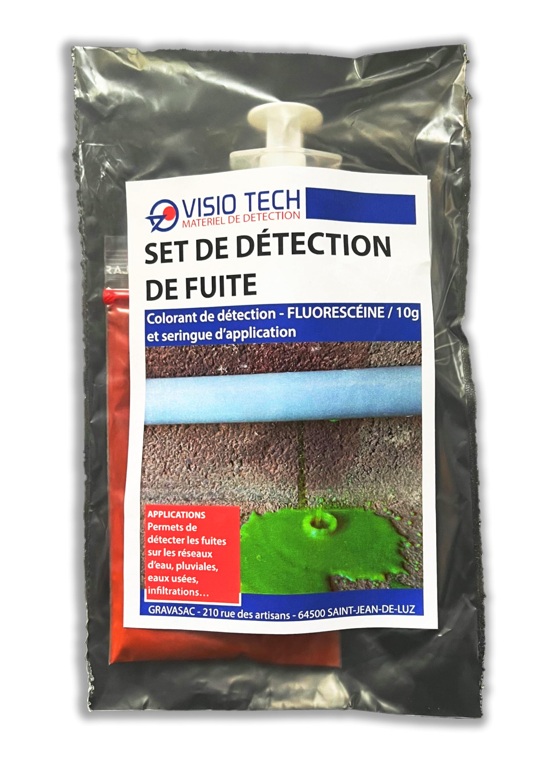 Set de detección de fugas